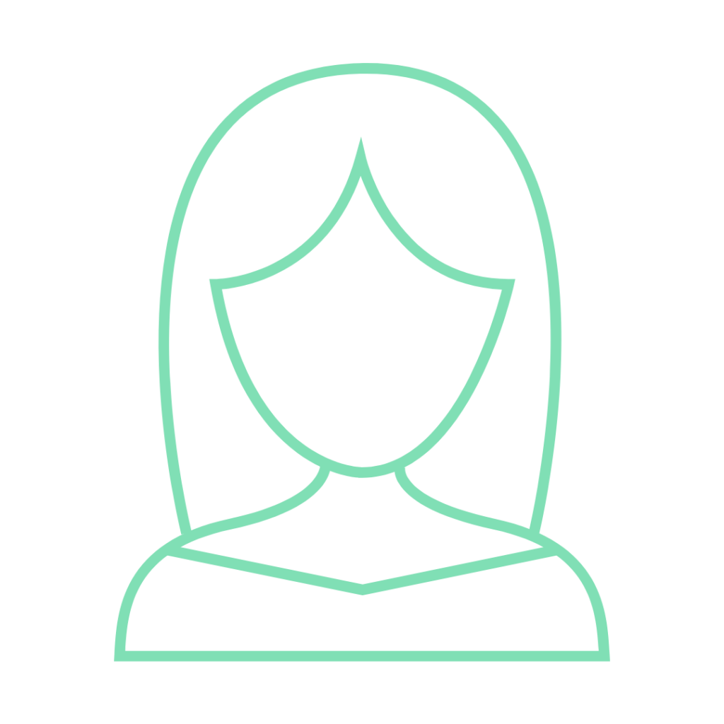 female head and shoulders